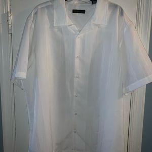 White short sleeve dress shirt - XXL - Worn once